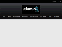 Tablet Screenshot of elumin8.com
